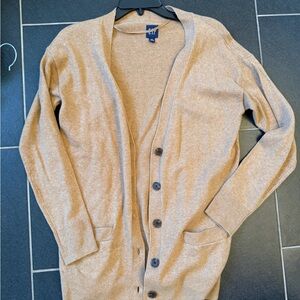 GAP Cashsoft boyfriend sweater xsp in tan camel